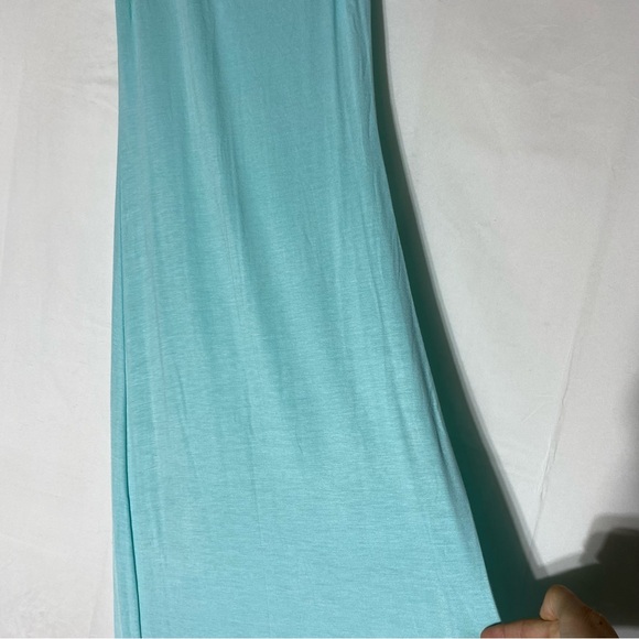 Boohoo Light Blue Sleeveless Maxi Dress Summer Dress S - Picture 9 of 15
